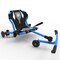 EzyRoller: Drifter X - Blue - Ride-On Scooter, Cambering Motion, Pedal Free Cart, Hand Brakes, Extendable Frame, 154lb Capacity, Adults & Kids Ages 6+